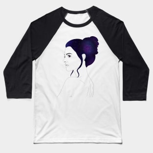 Galaxy Girl Baseball T-Shirt